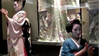 Maiko dance performance at Kyotokan Tokyo [upl. by Namar]