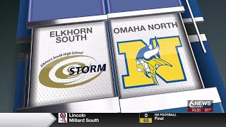 High school football Week 9  Elkhorn South  Omaha North [upl. by Sibylla]