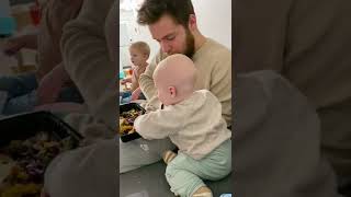 baby wants dad food 😅 📽️ katmaccumber [upl. by Drugge]