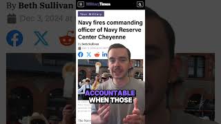 Navy fires commanding officer of Navy Reserve Center Cheyenne [upl. by Borries]