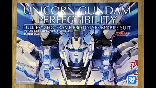 Unboxing ASMR  PG Unicorn Gundam Perfectibility [upl. by Kristofer]