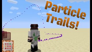 Minecraft Particle TrailsCool Commands [upl. by Ellerrehs]