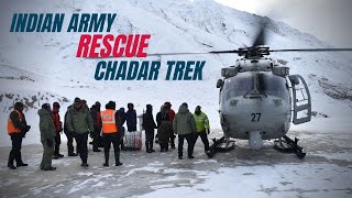 Chadar Trek  Part 04  Final  Rescue By Indian Army  HD  हिंदी [upl. by Arlynne]