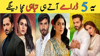 5 Upcoming Unique Pakistani Dramas With Amazing Cast  Pakistani Drama  Ms Biography [upl. by Sadick]