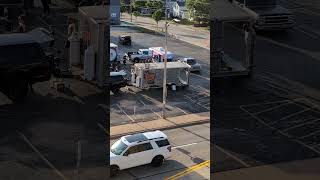 Food truck business in the parking lot 😄😞 foodtruck food downtown [upl. by Ainaj]