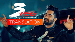 3 Peg  Sharry Mann  Translation  English  German  Latest Punjabi Songs 2016 [upl. by David]