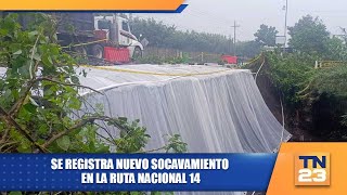 Se registra nuevo socavamiento en la Ruta Nacional 14 [upl. by Mcquade]