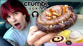 Trying This Weeks Crumbl Cookies [upl. by Dorkas]