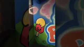 I painted these two rooms in graffiti in an event center for parents to rent out to their children [upl. by Eirehc]