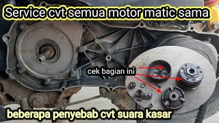 CARA SERVICE CVT DAN PENYEBAB CVT SUARA KASAR [upl. by Neala727]