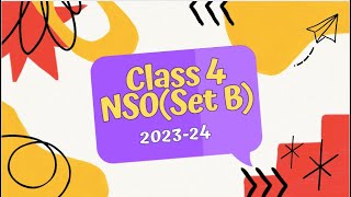 SOF NSO Class 4 202324 Set B Answers  Science Olympiad Grade 4 Solutions [upl. by Eycats]