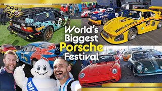 The Worlds Biggest Porsche Festival  Rennsport Reunion 2023 is Porsches 75th birthday party [upl. by Qifahs]