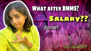 Is there any scope after BHMS⁉️ Salary and jobs after BHMS 😶 bhms homoeopathy neet [upl. by Holbrook]