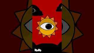 👁️ sprunki animation animation incredibox mrsun sun scary eyescreepy dark flipaclip look [upl. by Shue]