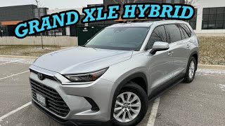 2024 Grand highlander hybrid XLE full review Interior and exterior [upl. by Ailene442]