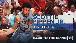 Scotty Pippen Jr Highlights  Memphis Grizzlies vs Miami Heat [upl. by Earehs]