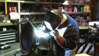 welding cast iron transmission housing [upl. by Debarath337]