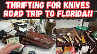 Thrifting For Knives on a Road Trip to Florida [upl. by Theodosia269]