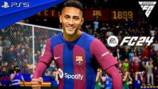 FC 24  Barcelona vs Valencia  La Liga 2324 Full Match  PS5™ 4K60 [upl. by Bray776]