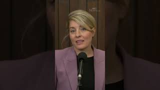 Joly demands apology after Poilievre accused her of pandering to Hamas supporters [upl. by Attenwahs]