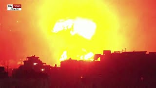 Powerful explosion rocks Beirut as Israel continues strikes [upl. by Noreik75]