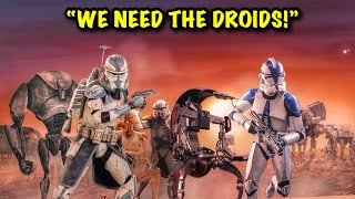 What If The Droid Army JOINED The Clone Rebellion [upl. by Ruomyes]