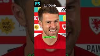 Aaron ramsey latest Interview  eriktenhag footballshorts football mufc mbappe [upl. by Zile]