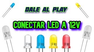 Conectar LED a 12v cálculo de la resistencia´´ Paso a paso Fácil de hacer [upl. by Ainoda]