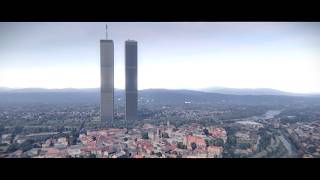 The WTC Twin Towers in Nowy Sącz Poland  Polska [upl. by Uis]