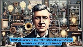 Thomas Edison El Inventor que Iluminó el Mundo – Historia y Legado [upl. by Alyakam]