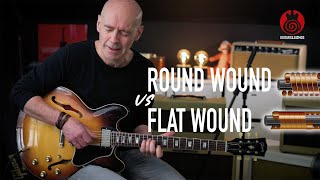 Roundwound vs Flatwound strings on a Gibson ES335 What is your preferred choice [upl. by Juetta]