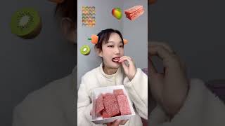 The challenge of eating emoticon pack with gourmet girl 506 [upl. by Ailongam]