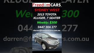 Toyota Kluger 7 Seater 2013 toyota toyotakluger kluger cars klugerlovers cheapcars [upl. by Damiani935]