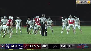 20232024 Varsity Football  South Elgin vs West Chicago [upl. by Gerik]