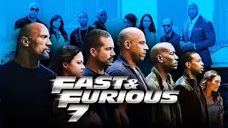 Fast amp Furious 7 2015 Movie  Vin Diesel Paul Walker Dwayne Johnson  Review amp Facts [upl. by Barney]