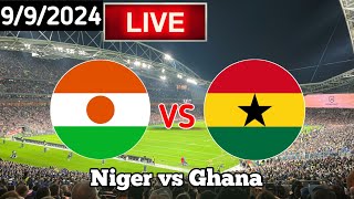 Niger Vs Ghana Live Match Today Africa Cup of Nations Qualification [upl. by Atteniuq261]