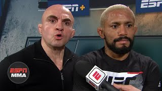 Deiveson Figueiredo manager recap Benavidez TKO win  UFC Fight Night Post Show  ESPN MMA [upl. by Hakim]