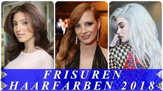 Trend frisuren und haarfarben 2018 [upl. by Steinman]