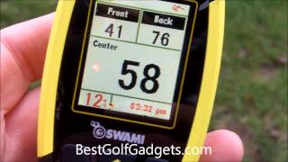 IZZO Swami 4000 Golf GPS Review [upl. by Atteras970]