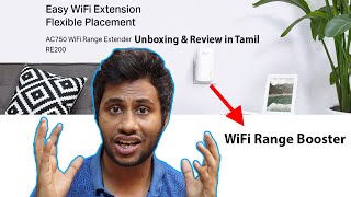 Tp Link WiFi Extender RE200  AC750 Dual Band  Unboxing amp Review in Tamil [upl. by Magen]