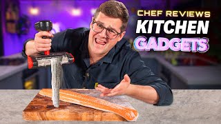 Chef Reviews “DANGEROUS” Kitchen Gadgets  S3 E5 [upl. by Eyr]