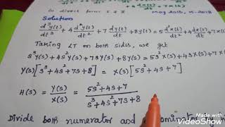 University Problem1UnitIIIDirect form I ampIISignals and Systems Tamil [upl. by Aleyak]