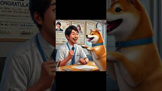 quotShiba Inu getting a drivers licensequotshorts shibadogJapan柴犬犬 わんこ [upl. by Irrab]