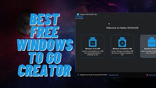 Best Free Windows To Go Creator [upl. by Carothers788]