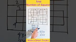 find number of Square।। counting square।।maths [upl. by Potts]