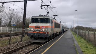 TER Centre Val de Loire SNCF  Départ d’une BB7200 Béton  Corail Rémi à Guillerval 91 [upl. by Eenolem282]