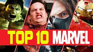 TOP 10 BEST ACTION SCENES FROM MARVEL MOVIES VOL 1 [upl. by Nevil]