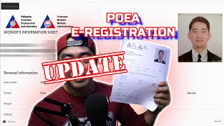 HOW TO UPDATE POEA E REGISTRATION FOR SEAFARERS AND OFW [upl. by Schreibman]