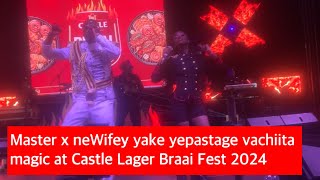 Master H achidzidzisa babe wake kuimba saTamy Moyo pastage live Castle Lager Braai Fest 2024 [upl. by Lemkul]