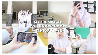 MY FIRST DAY OF HIGHSCHOOLSENIOR YEAR  INDONESIA [upl. by Neurath]